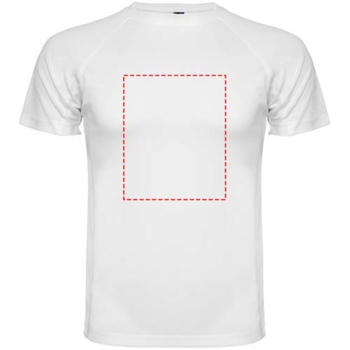 Montecarlo Sport T-Shirt Für Herren , weiß, Piqué Strick 100% Polyester, 150 g/m2, 3XL, , Bild 17