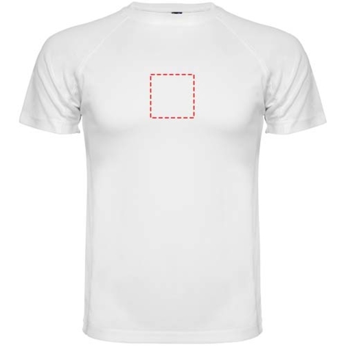 Montecarlo Sport T-Shirt Für Herren , weiß, Piqué Strick 100% Polyester, 150 g/m2, 3XL, , Bild 7