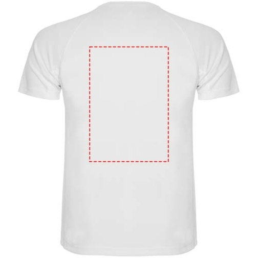 Montecarlo Sport T-Shirt Für Herren , weiß, Piqué Strick 100% Polyester, 150 g/m2, 2XL, , Bild 11