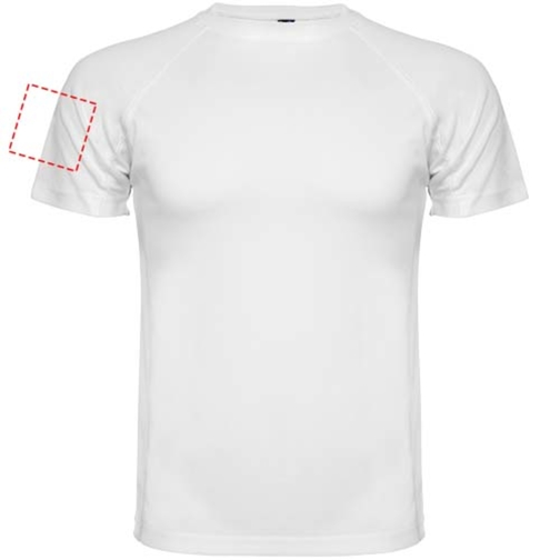 Montecarlo Sport T-Shirt Für Herren , weiß, Piqué Strick 100% Polyester, 150 g/m2, 2XL, , Bild 22