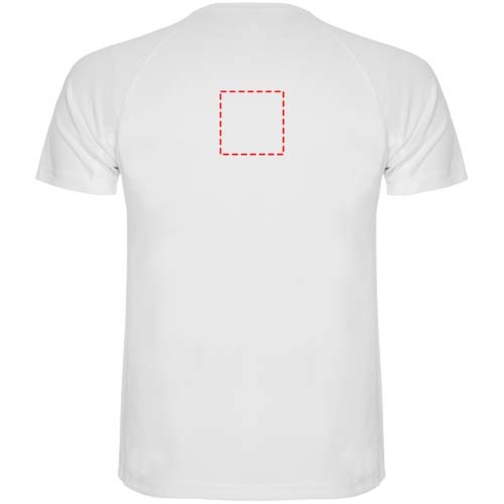 Montecarlo Sport T-Shirt Für Herren , weiß, Piqué Strick 100% Polyester, 150 g/m2, 2XL, , Bild 8