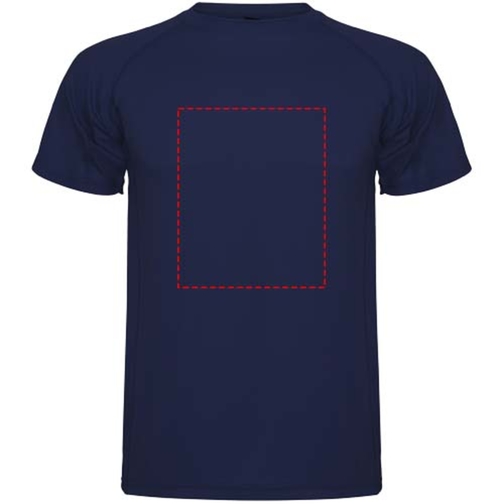 Montecarlo Sport T-Shirt Für Herren , navy blue, Piqué Strick 100% Polyester, 150 g/m2, 3XL, , Bild 6