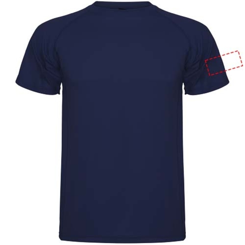 Montecarlo Sport T-Shirt Für Herren , navy blue, Piqué Strick 100% Polyester, 150 g/m2, XL, , Bild 24