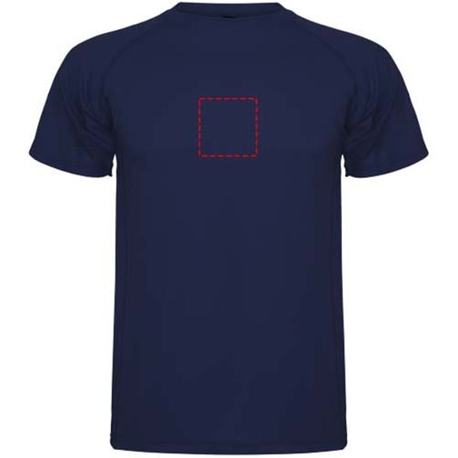 Montecarlo Sport T-Shirt Für Herren , navy blue, Piqué Strick 100% Polyester, 150 g/m2, XL, , Bild 14