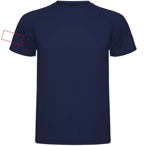 Montecarlo Sport T-Shirt Für Herren , navy blue, Piqué Strick 100% Polyester, 150 g/m2, M, , Bild 16