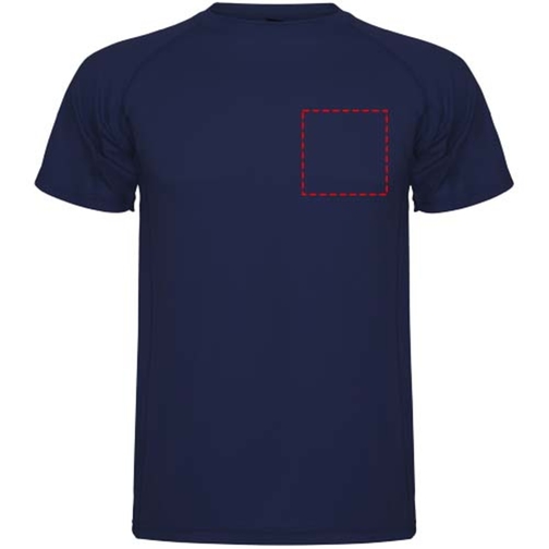 Montecarlo Sport T-Shirt Für Herren , navy blue, Piqué Strick 100% Polyester, 150 g/m2, M, , Bild 18