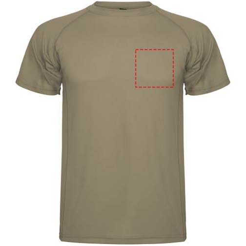 Montecarlo Sport T-Shirt Für Herren , dark sand, Piqué Strick 100% Polyester, 150 g/m2, 2XL, , Bild 15