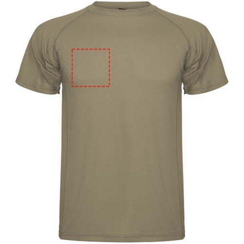 Montecarlo Sport T-Shirt Für Herren , dark sand, Piqué Strick 100% Polyester, 150 g/m2, 2XL, , Bild 19