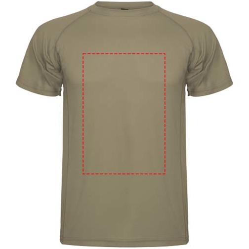 Montecarlo Sport T-Shirt Für Herren , dark sand, Piqué Strick 100% Polyester, 150 g/m2, 2XL, , Bild 18