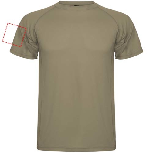 Montecarlo Sport T-Shirt Für Herren , dark sand, Piqué Strick 100% Polyester, 150 g/m2, 2XL, , Bild 21