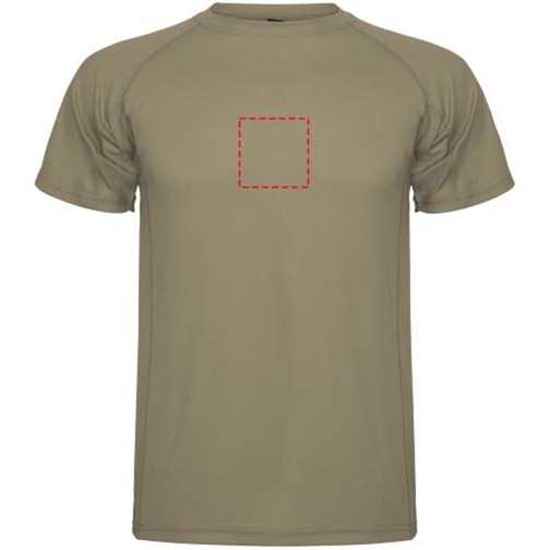 Montecarlo Sport T-Shirt Für Herren , dark sand, Piqué Strick 100% Polyester, 150 g/m2, 2XL, , Bild 23