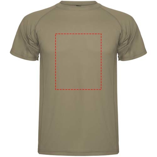 Montecarlo Sport T-Shirt Für Herren , dark sand, Piqué Strick 100% Polyester, 150 g/m2, 2XL, , Bild 20
