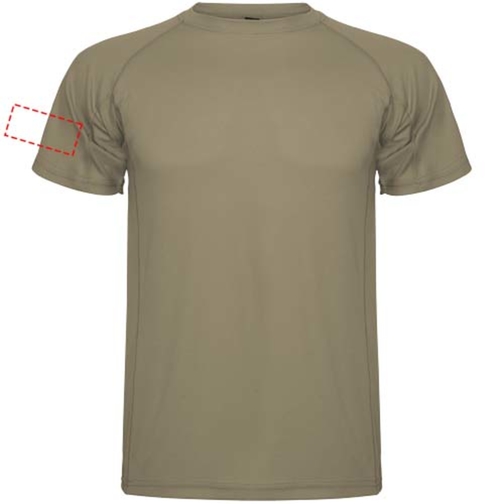 Montecarlo Sport T-Shirt Für Herren , dark sand, Piqué Strick 100% Polyester, 150 g/m2, XL, , Bild 22
