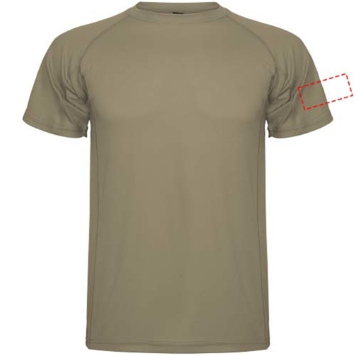 Montecarlo Sport T-Shirt Für Herren , dark sand, Piqué Strick 100% Polyester, 150 g/m2, XL, , Bild 23