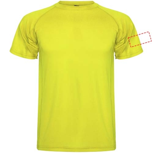 Montecarlo Sport T-Shirt Für Herren , fluor yellow, Piqué Strick 100% Polyester, 150 g/m2, 3XL, , Bild 15