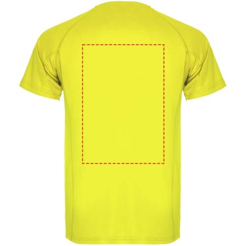 Montecarlo Sport T-Shirt Für Herren , fluor yellow, Piqué Strick 100% Polyester, 150 g/m2, 3XL, , Bild 10