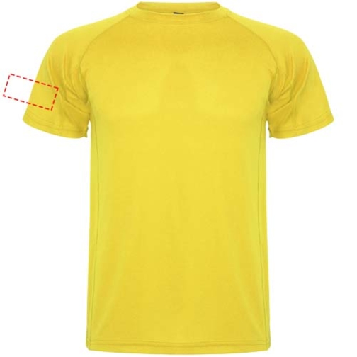Montecarlo Sport T-Shirt Für Herren , gelb, Piqué Strick 100% Polyester, 150 g/m2, 2XL, , Bild 13