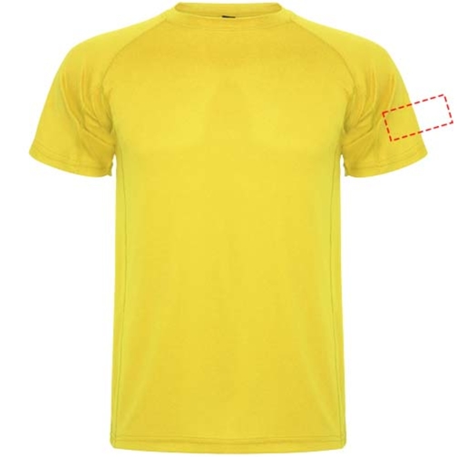 Montecarlo Sport T-Shirt Für Herren , gelb, Piqué Strick 100% Polyester, 150 g/m2, 2XL, , Bild 14
