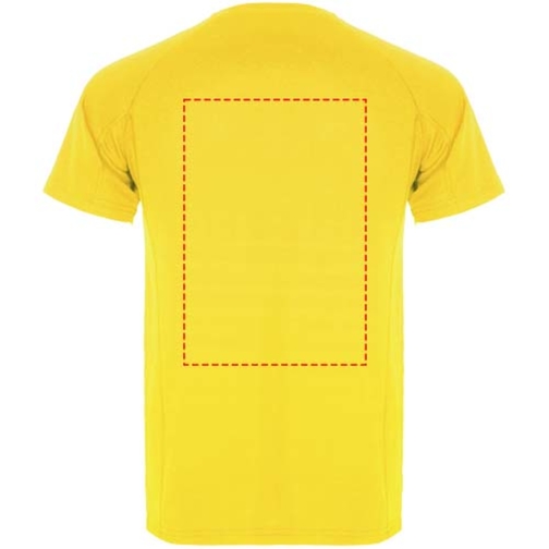 Montecarlo Sport T-Shirt Für Herren , gelb, Piqué Strick 100% Polyester, 150 g/m2, 2XL, , Bild 6