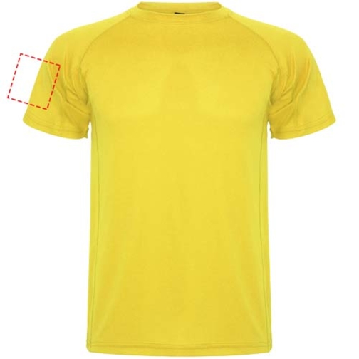 Montecarlo Sport T-Shirt Für Herren , gelb, Piqué Strick 100% Polyester, 150 g/m2, 2XL, , Bild 20