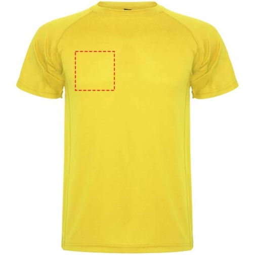 Montecarlo Sport T-Shirt Für Herren , gelb, Piqué Strick 100% Polyester, 150 g/m2, 2XL, , Bild 16