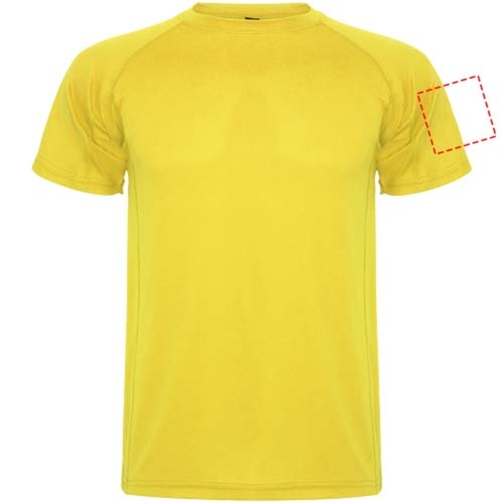 Montecarlo Sport T-Shirt Für Herren , gelb, Piqué Strick 100% Polyester, 150 g/m2, 2XL, , Bild 11