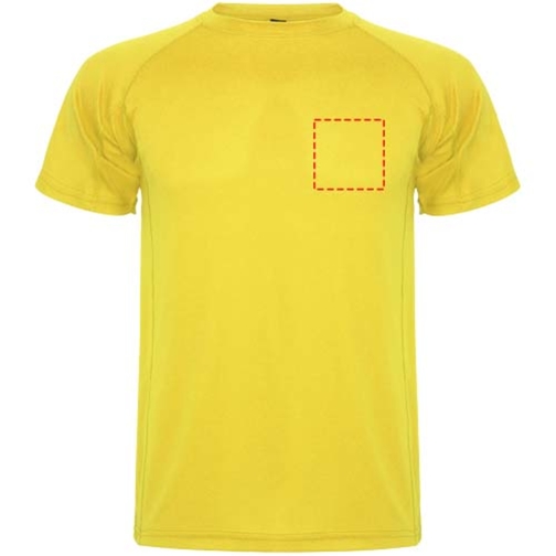 Montecarlo Sport T-Shirt Für Herren , gelb, Piqué Strick 100% Polyester, 150 g/m2, 2XL, , Bild 21