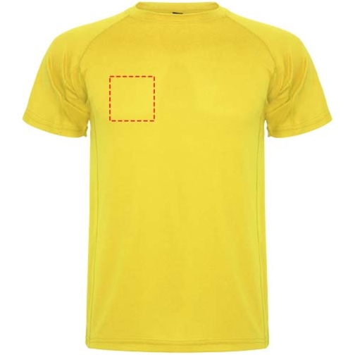 Montecarlo Sport T-Shirt Für Herren , gelb, Piqué Strick 100% Polyester, 150 g/m2, 2XL, , Bild 22