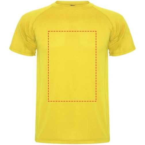 Montecarlo Sport T-Shirt Für Herren , gelb, Piqué Strick 100% Polyester, 150 g/m2, XL, , Bild 21