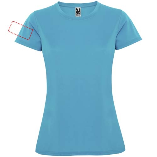 Montecarlo Sport T-Shirt Für Damen , türkis, Piqué Strick 100% Polyester, 150 g/m2, XL, , Bild 12