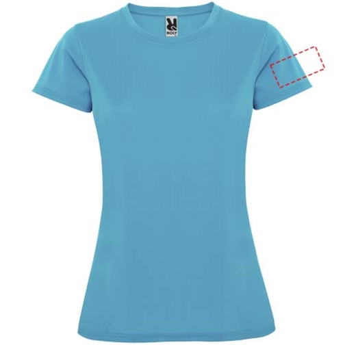 Montecarlo Sport T-Shirt Für Damen , türkis, Piqué Strick 100% Polyester, 150 g/m2, XL, , Bild 14