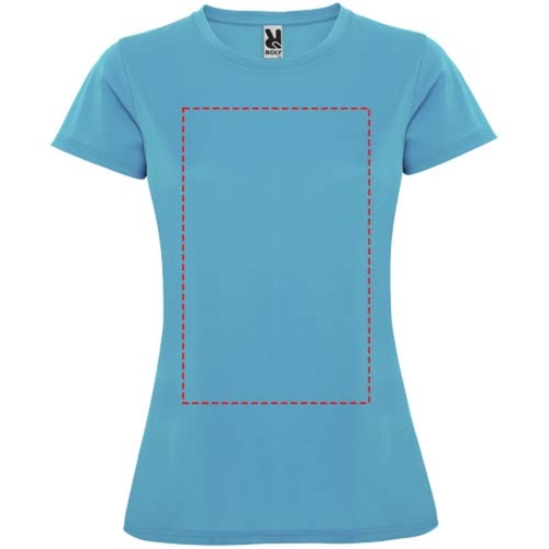 Montecarlo Sport T-Shirt Für Damen , türkis, Piqué Strick 100% Polyester, 150 g/m2, XL, , Bild 20