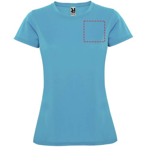 Montecarlo Sport T-Shirt Für Damen , türkis, Piqué Strick 100% Polyester, 150 g/m2, XL, , Bild 16