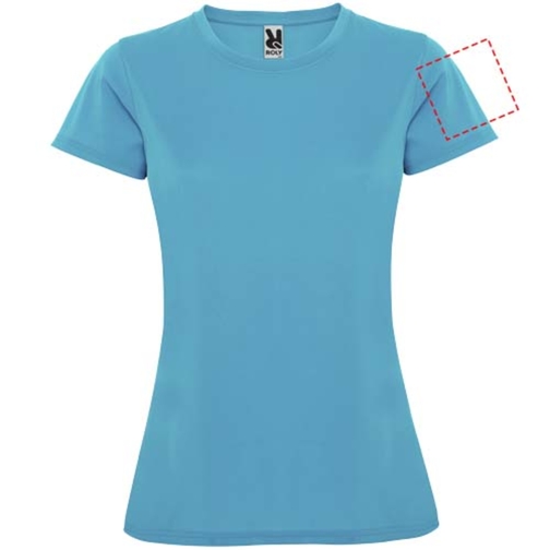 Montecarlo Sport T-Shirt Für Damen , türkis, Piqué Strick 100% Polyester, 150 g/m2, L, , Bild 24