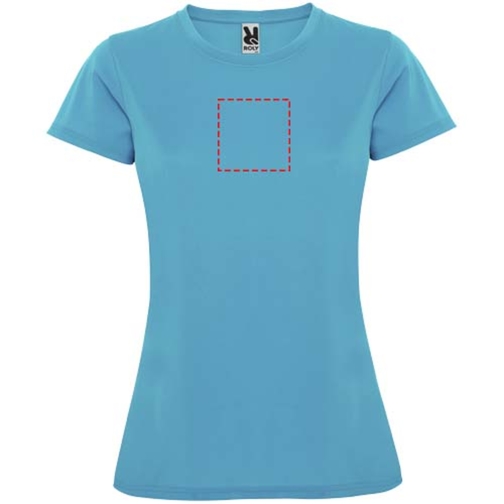 Montecarlo Sport T-Shirt Für Damen , türkis, Piqué Strick 100% Polyester, 150 g/m2, L, , Bild 23