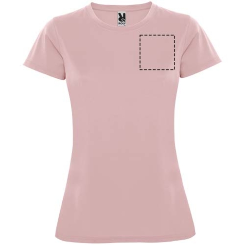 Montecarlo Sport T-Shirt Für Damen , hellrosa, Piqué Strick 100% Polyester, 150 g/m2, XL, , Bild 9