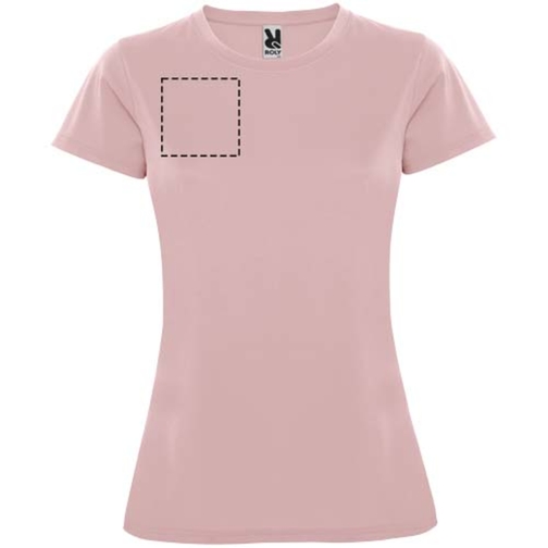 Montecarlo Sport T-Shirt Für Damen , hellrosa, Piqué Strick 100% Polyester, 150 g/m2, XL, , Bild 11