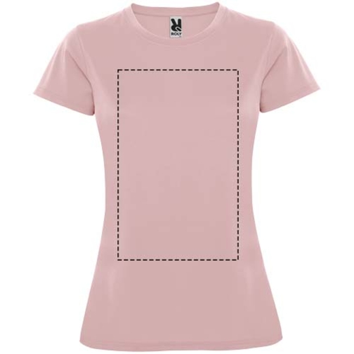 Montecarlo Sport T-Shirt Für Damen , hellrosa, Piqué Strick 100% Polyester, 150 g/m2, XL, , Bild 25
