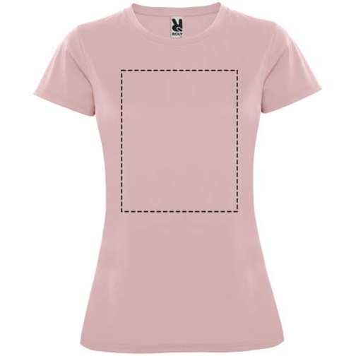 Montecarlo Sport T-Shirt Für Damen , hellrosa, Piqué Strick 100% Polyester, 150 g/m2, XL, , Bild 24