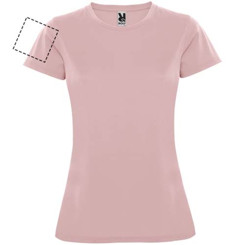 Montecarlo Sport T-Shirt Für Damen , hellrosa, Piqué Strick 100% Polyester, 150 g/m2, XL, , Bild 6