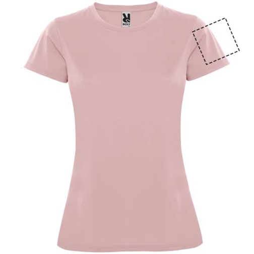 Montecarlo Sport T-Shirt Für Damen , hellrosa, Piqué Strick 100% Polyester, 150 g/m2, XL, , Bild 8