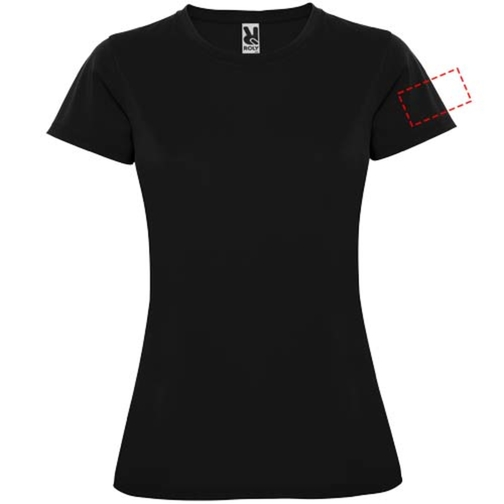 Montecarlo Sport T-Shirt Für Damen , schwarz, Piqué Strick 100% Polyester, 150 g/m2, XL, , Bild 10
