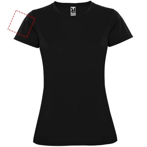 Montecarlo Sport T-Shirt Für Damen , schwarz, Piqué Strick 100% Polyester, 150 g/m2, XL, , Bild 13