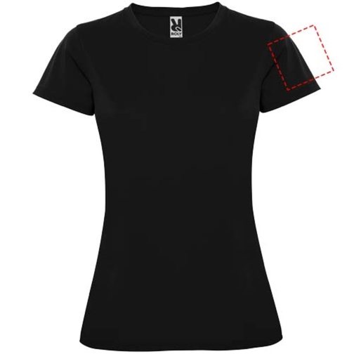 Montecarlo Sport T-Shirt Für Damen , schwarz, Piqué Strick 100% Polyester, 150 g/m2, XL, , Bild 15