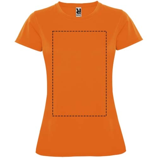 Montecarlo Sport T-Shirt Für Damen , fluor orange, Piqué Strick 100% Polyester, 150 g/m2, S, , Bild 6