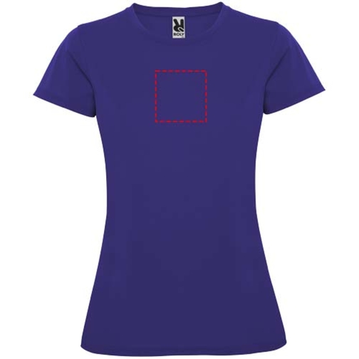 Montecarlo Sport T-Shirt Für Damen , mauve, Piqué Strick 100% Polyester, 150 g/m2, XL, , Bild 12