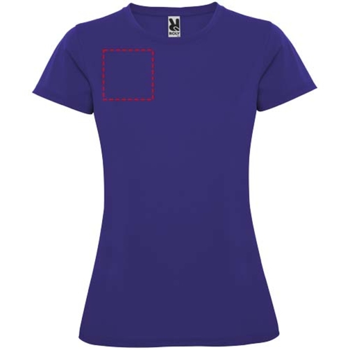 Montecarlo Sport T-Shirt Für Damen , mauve, Piqué Strick 100% Polyester, 150 g/m2, L, , Bild 17