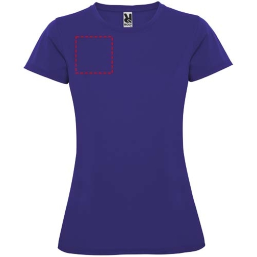 T-shirt sportiva a maniche corte da donna Montecarlo, Immagine 6