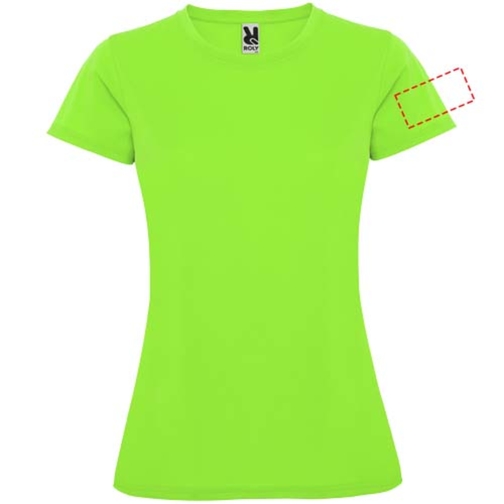 Montecarlo Sport T-Shirt Für Damen , lime / green lime, Piqué Strick 100% Polyester, 150 g/m2, XL, , Bild 6
