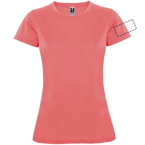 Montecarlo Sport T-Shirt Für Damen , fluor coral, Piqué Strick 100% Polyester, 150 g/m2, XL, , Bild 13